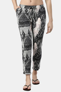 Black Abstract Tribe Aop